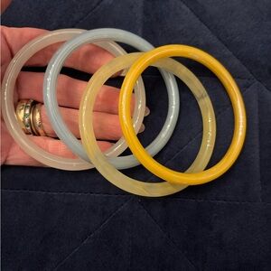 Elegant Multi-Color Bangle Set